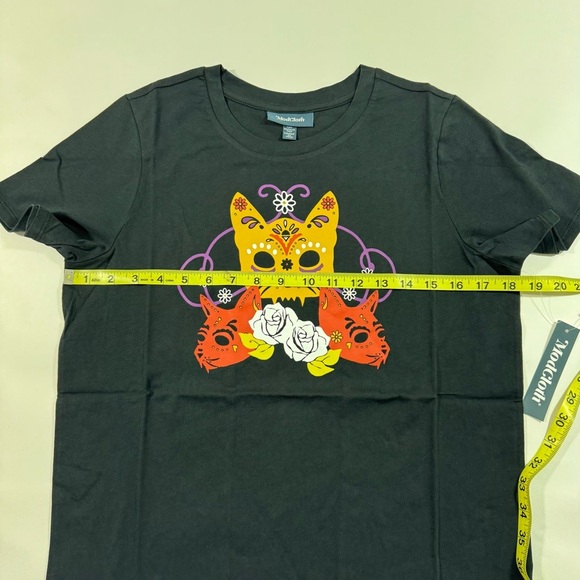 New ModCloth When Casual Calls Crew Neck Tee Shirt Black - Picture 6 of 7